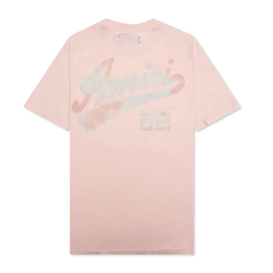 Amiri 22 Jersey T-Shirt Pink - Image 2