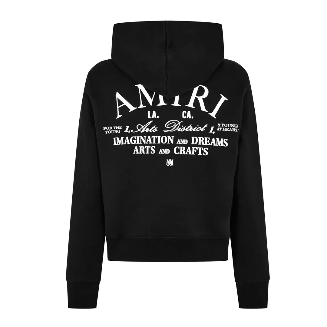 Amiri Arts District Hoodie Black - Image 2