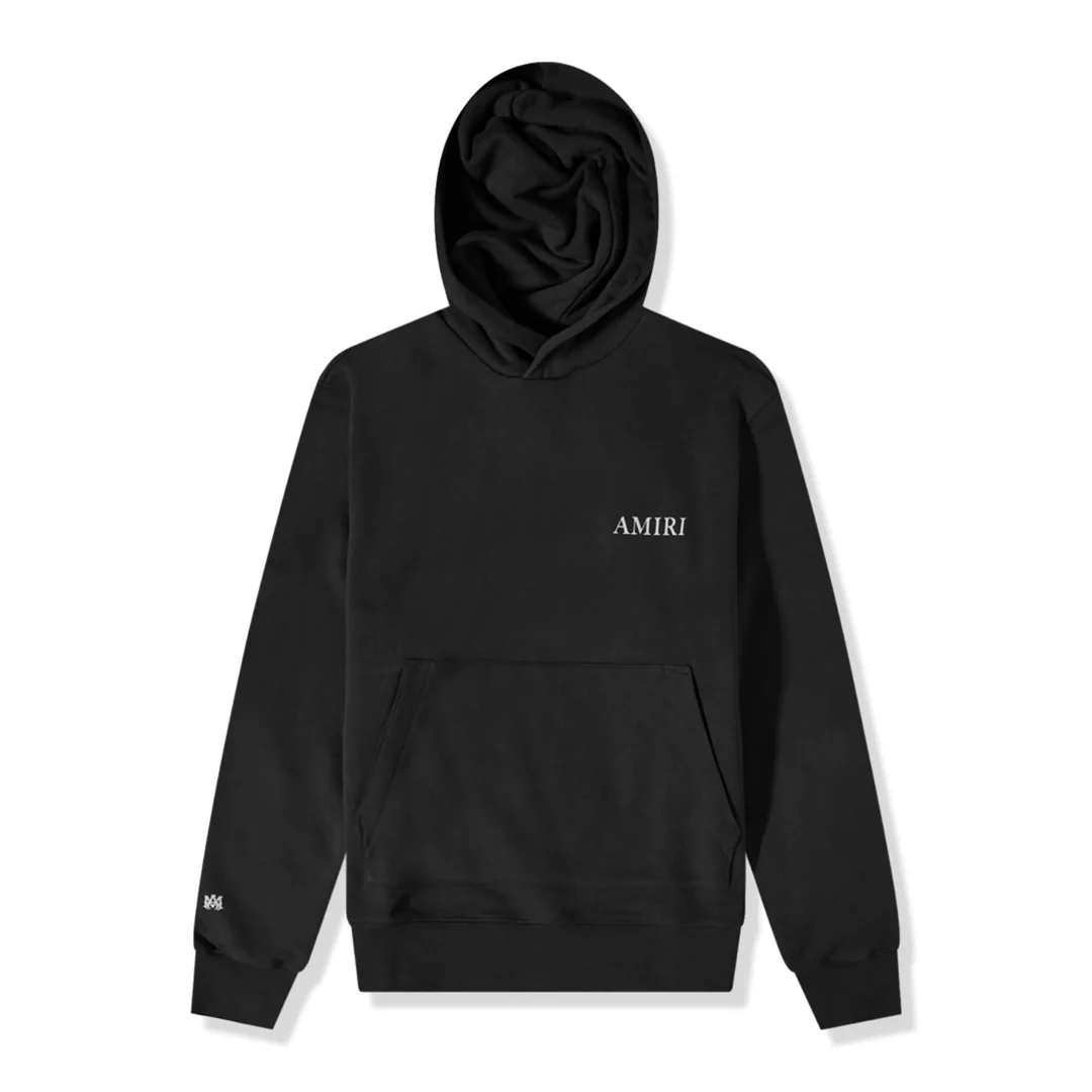 Amiri Puff Logo Hoodie Black - Image 2