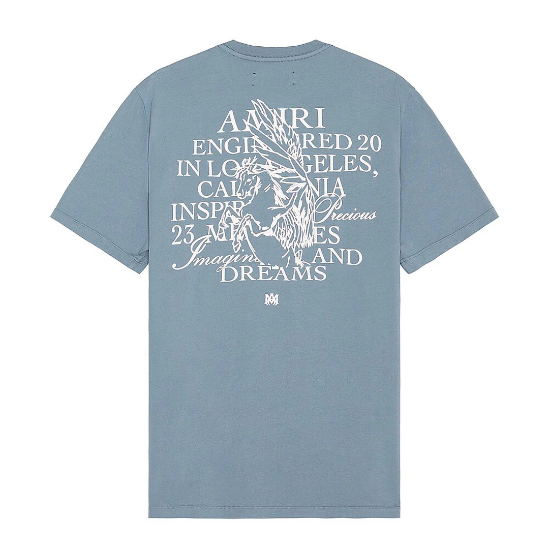 Amiri Precious Memories T-Shirt Blue - Image 2
