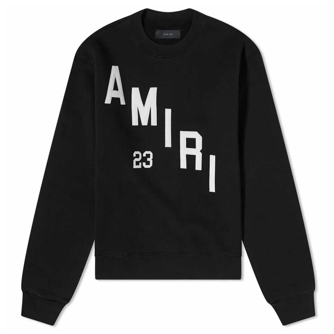 Amiri Hockey Sweater Crewneck Black