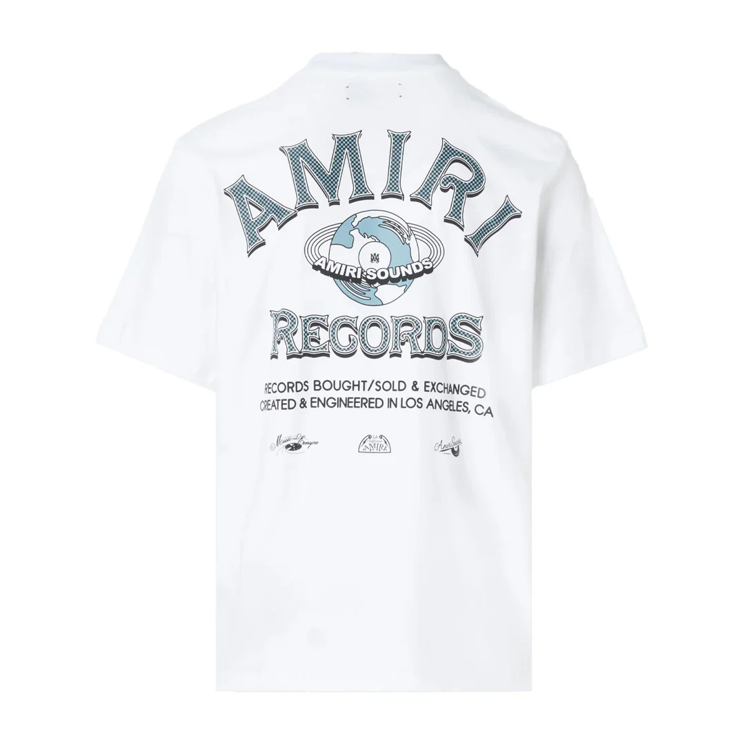 Amiri Global Records T-Shirt White - Image 2