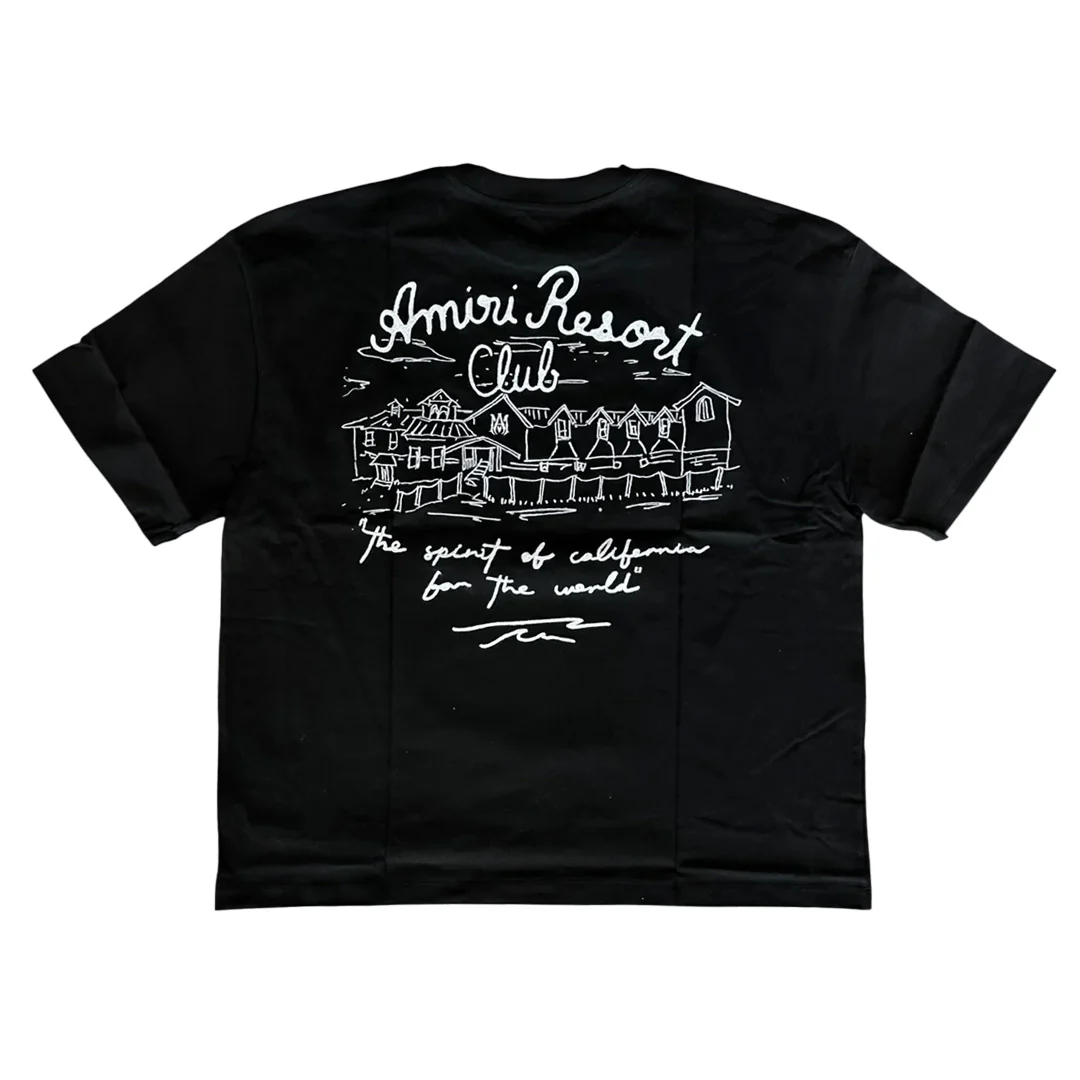 Amiri Resort Club T-Shirt Black - Image 2