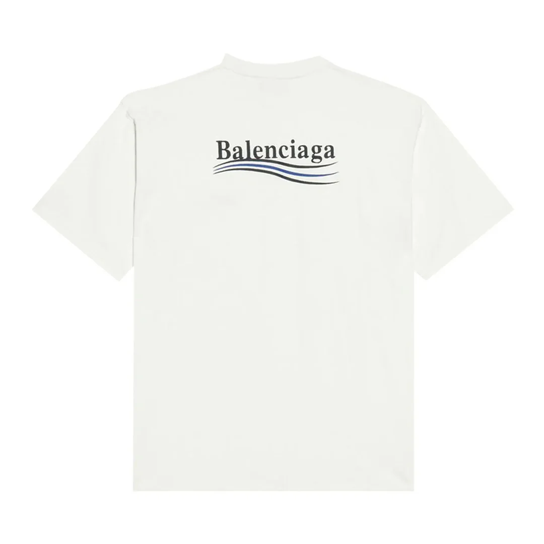 Balenciaga Political Campaign T-Shirt Off White - Image 2