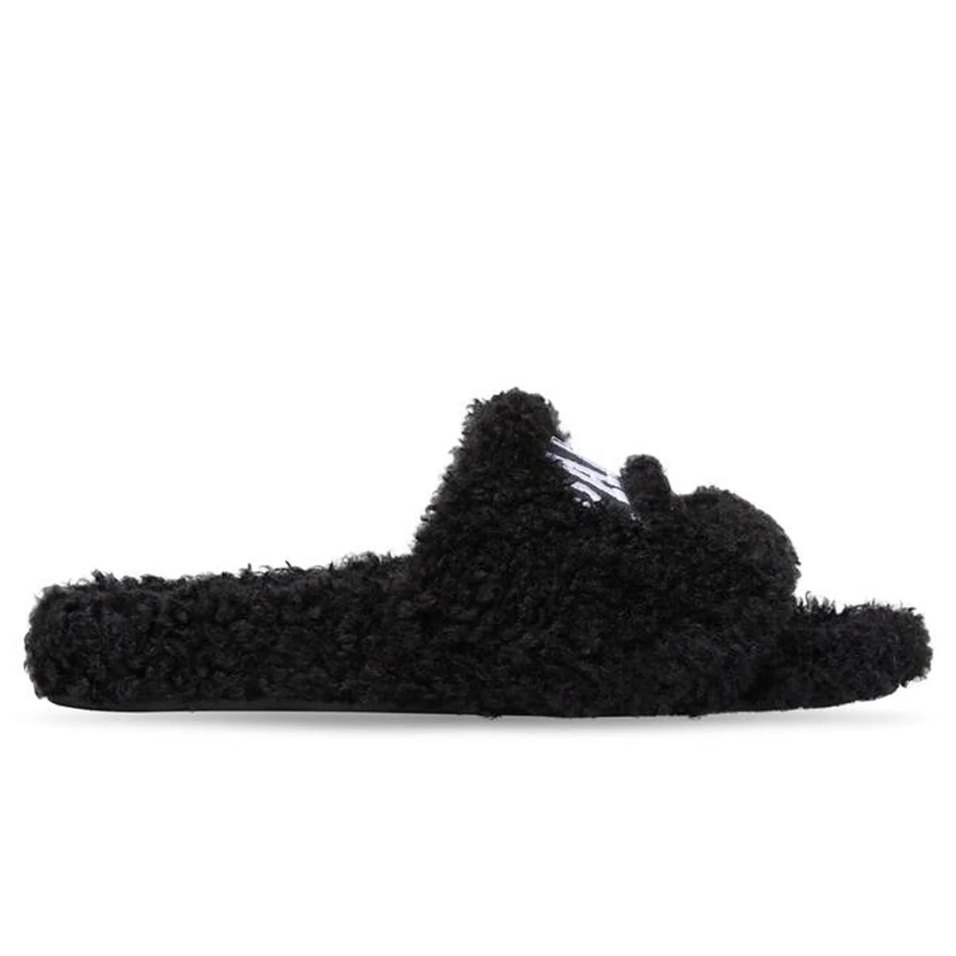 Balenciaga Paris Furry Slide