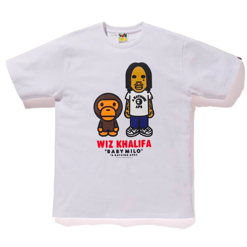 Bape Baby Milo x Wiz Khalifa T-Shirt White