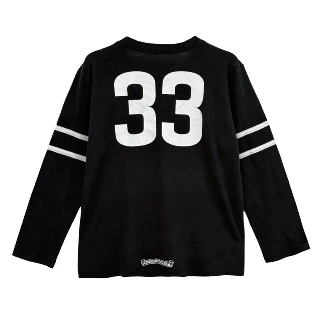 Chrome Hearts 33 Horseshoe Logo Long Sleeve T-Shirt (Womens) - Image 2