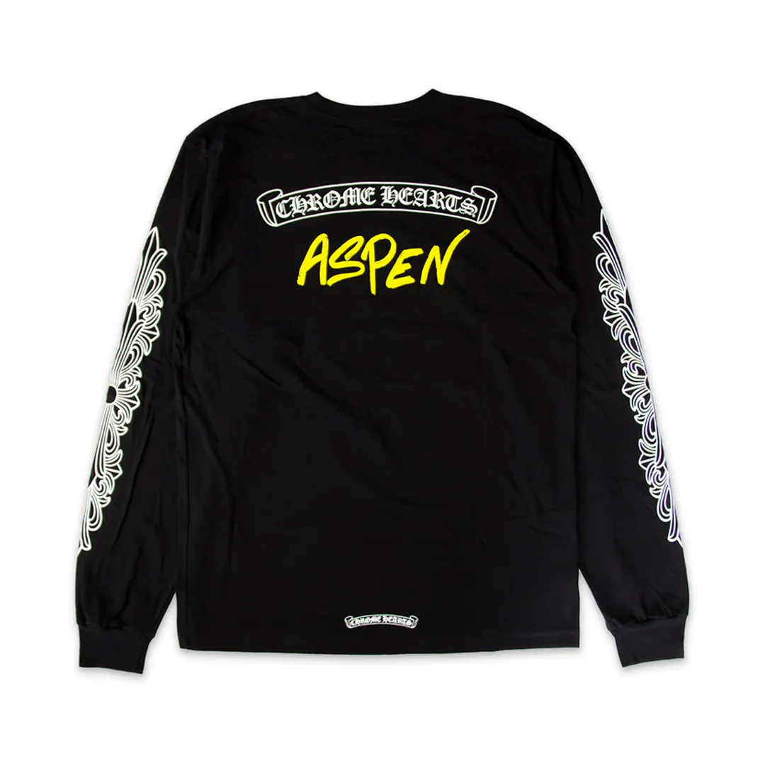 Chrome Hearts Aspen Matty Boy Exclusive Long Sleeve T-Shirt Black