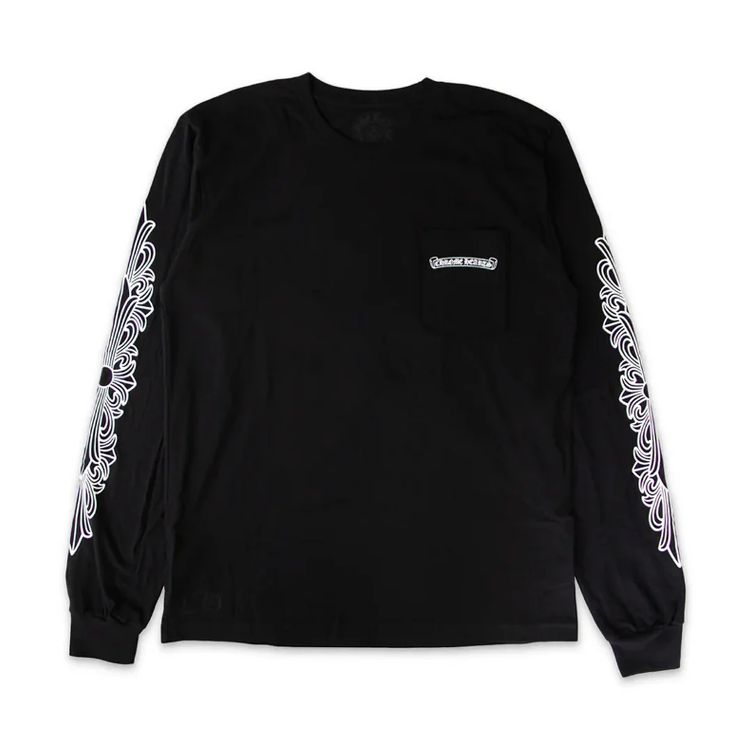 Chrome Hearts Aspen Matty Boy Exclusive Long Sleeve T-Shirt Black - Image 2