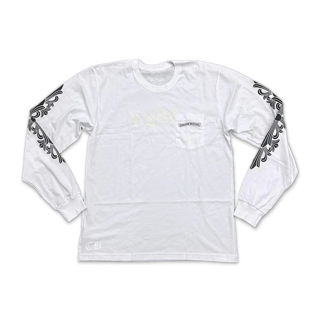 Chrome Hearts Aspen Matty Boy Exclusive Long Sleeve T-Shirt White - Image 2