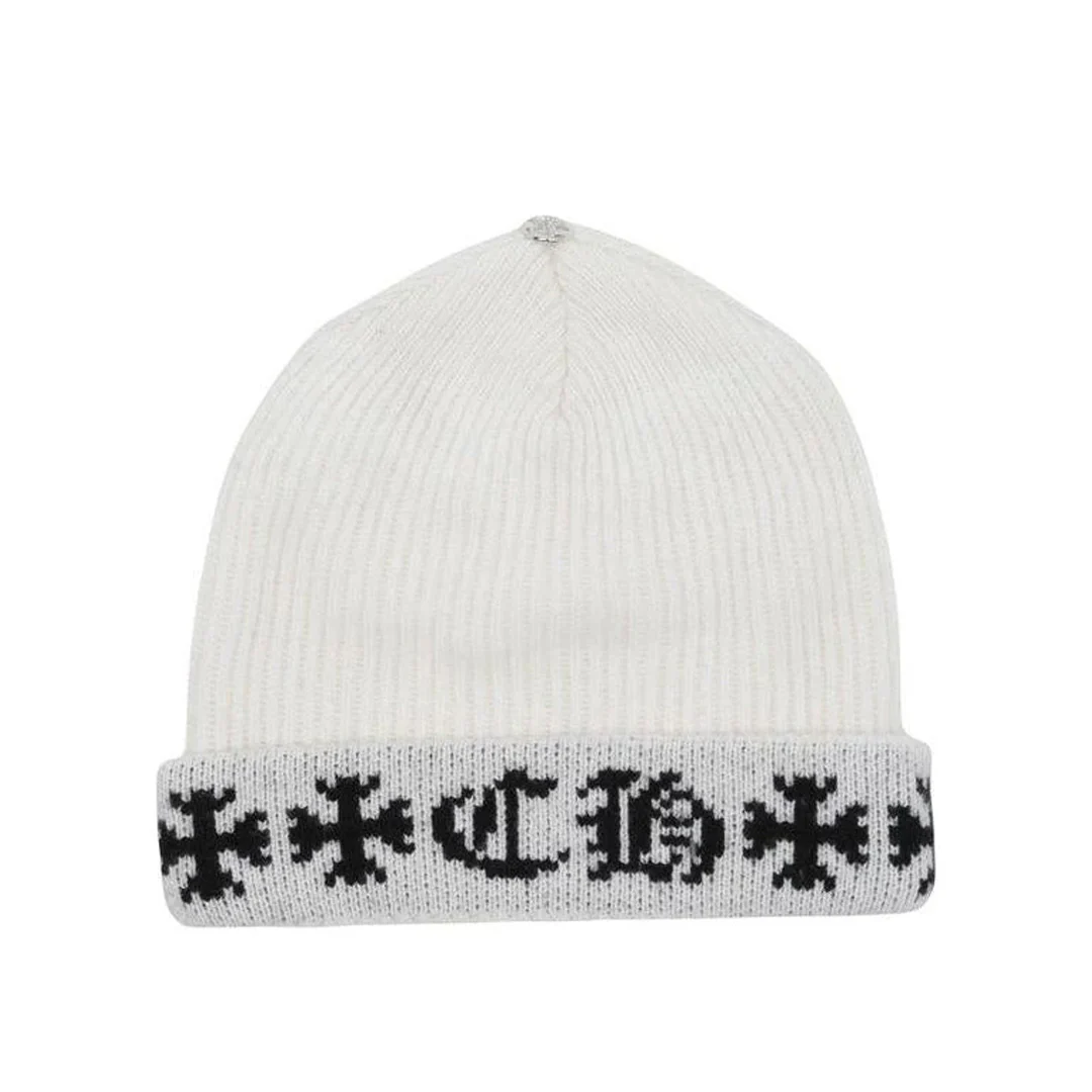 Chrome Hearts Big Daddy Aspen Exclusive Beanie White - Image 2