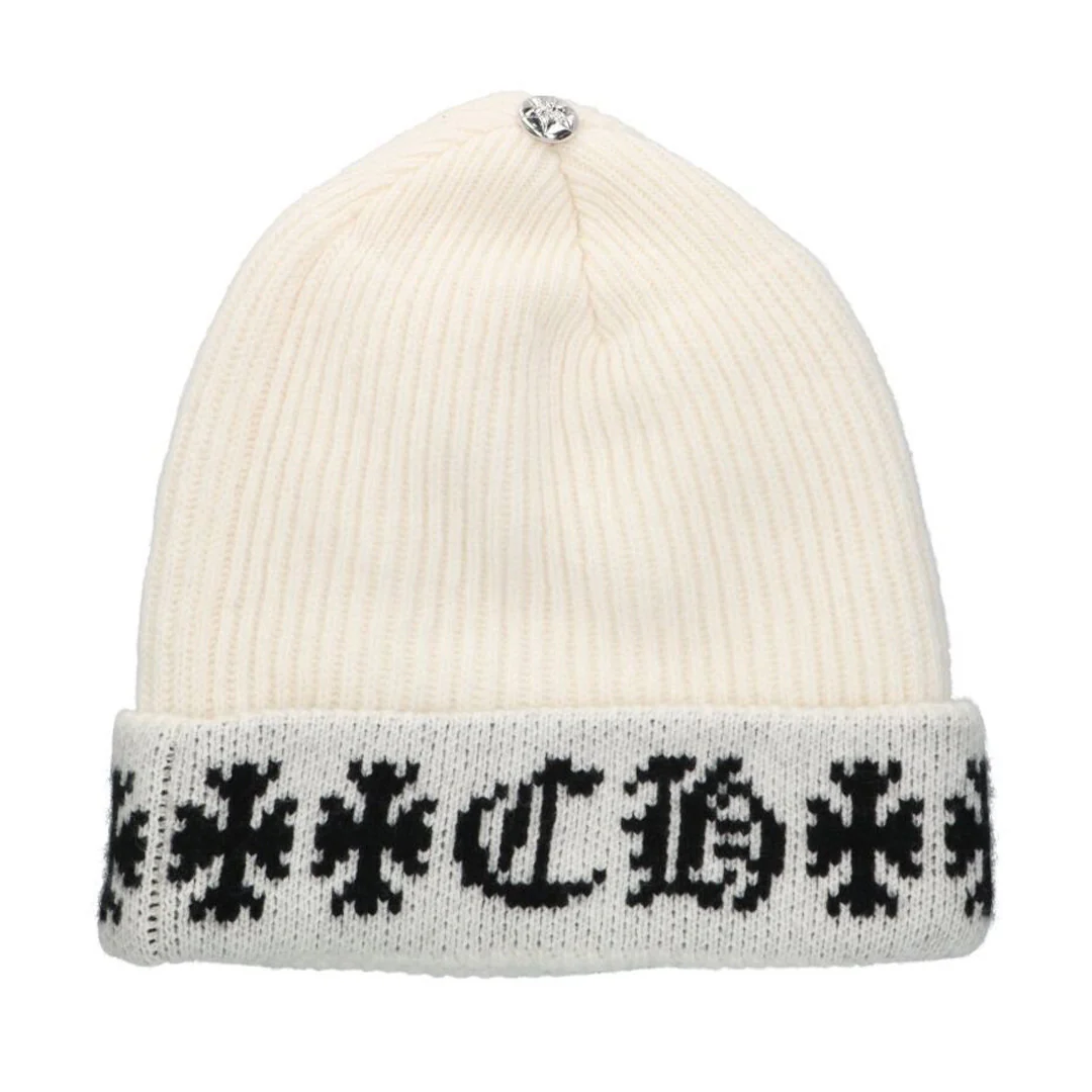 Chrome Hearts Big Daddy Beanie White