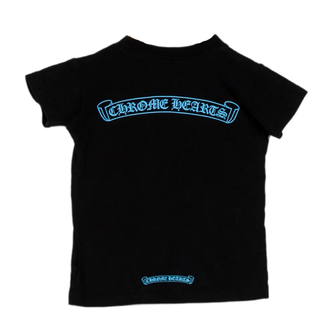 Chrome Hearts Blue Scroll T-Shirt (Kids) - Image 2