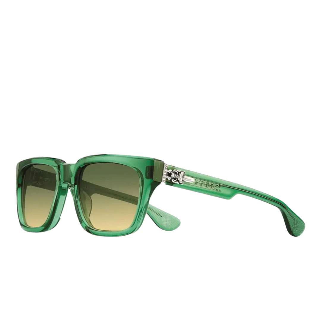 Chrome Hearts "Box Officer" Marine/Silver Glasses