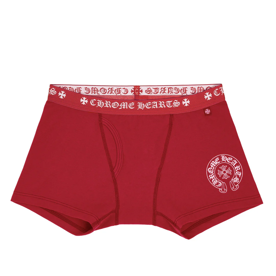 Chrome Hearts Boxer Brief (1 Pack) Red/White