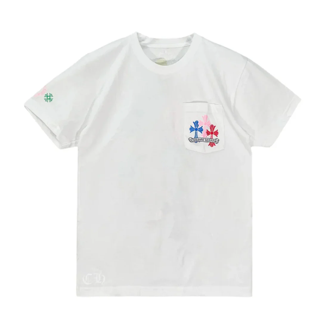 Chrome Hearts Cemetery Multicolor T-Shirt White - Image 2