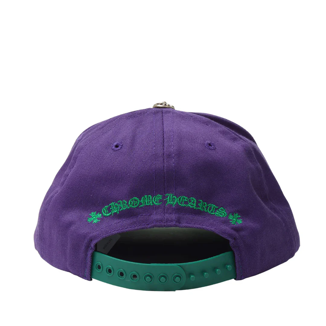 Chrome Hearts CH Baseball Cap Purple Green - Image 2