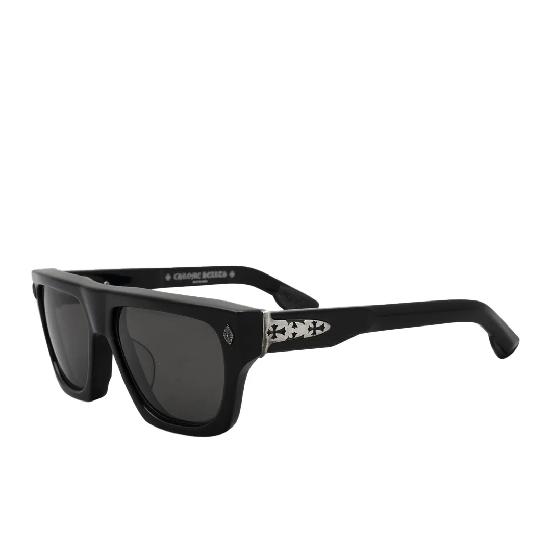 Chrome Hearts "Charismadick" Black/Silver Glasses
