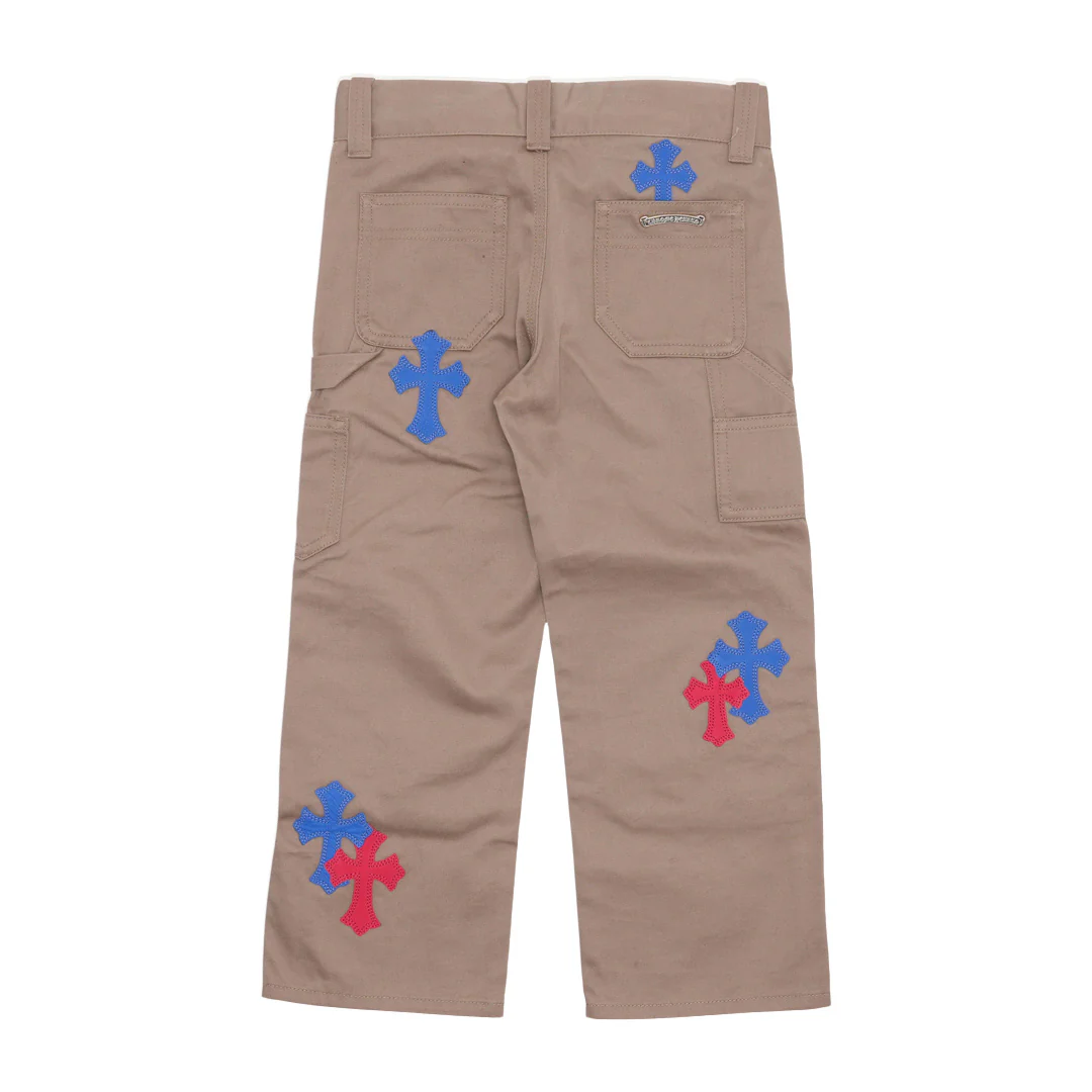 Chrome Hearts Children's Cross Patch Carpenter Pants - Image 2