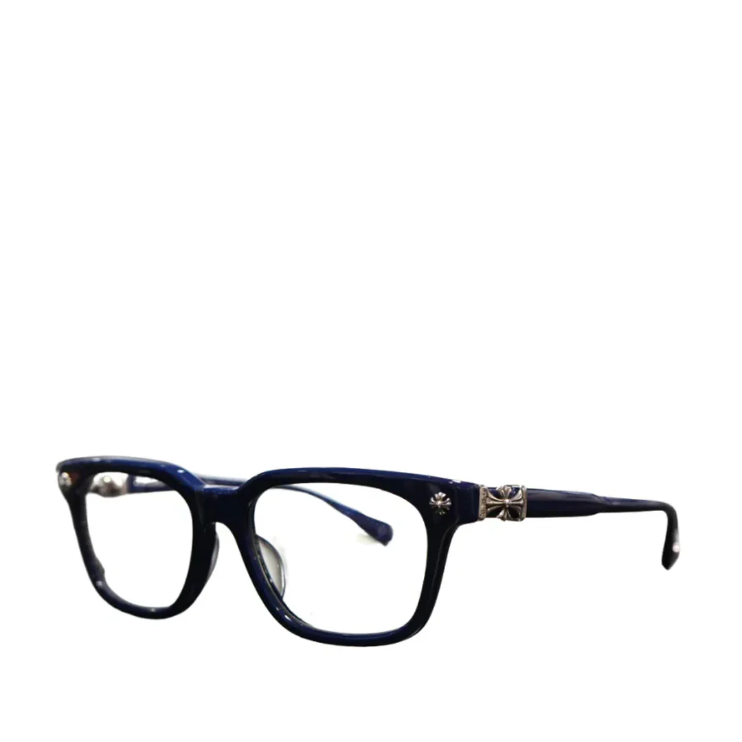 Chrome Hearts "Cox Ucker" Navy/Silver Glasses