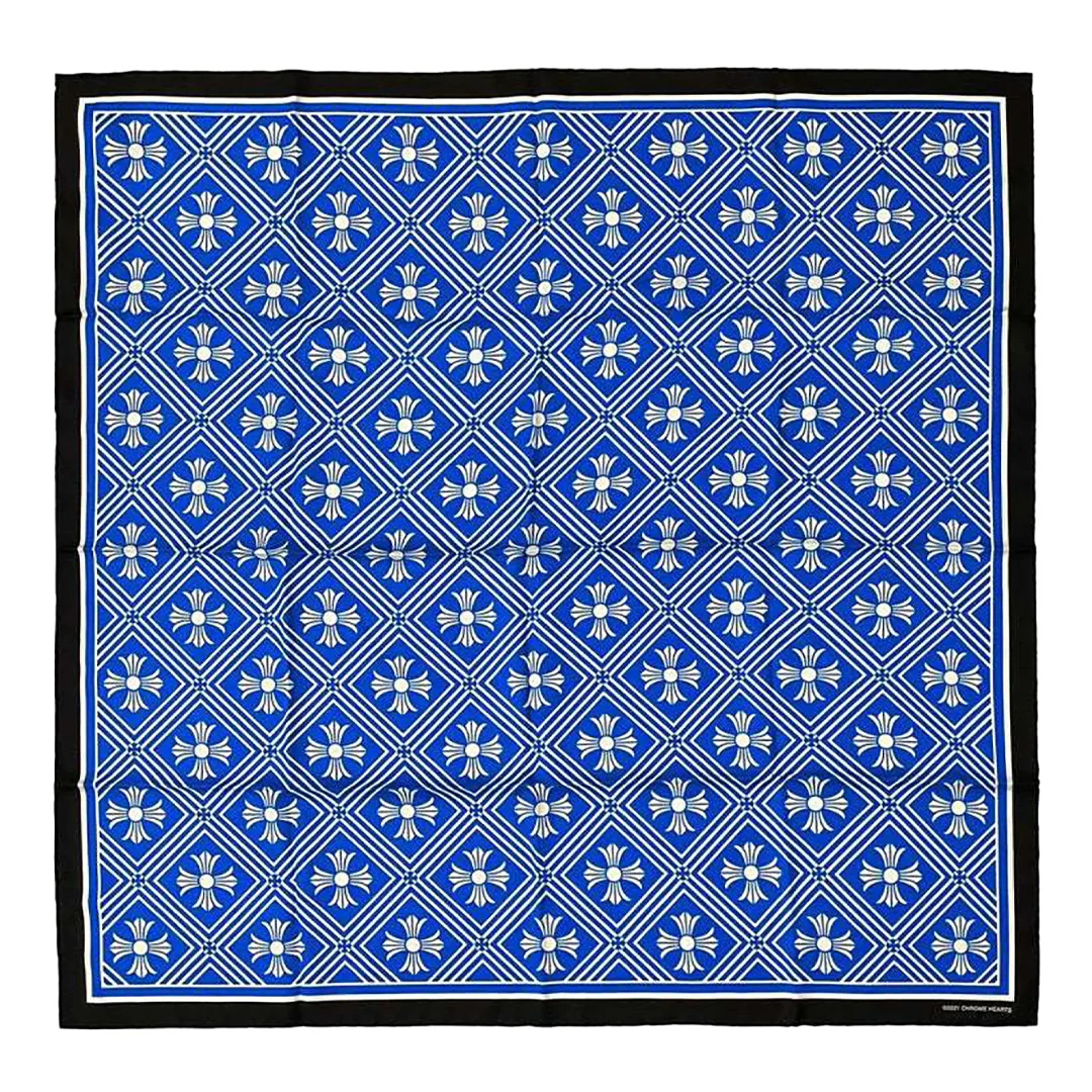 Chrome Hearts Crosses Silk Scarf