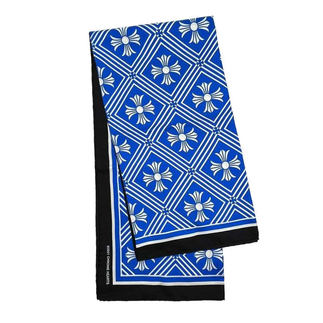 Chrome Hearts Crosses Silk Scarf - Image 2