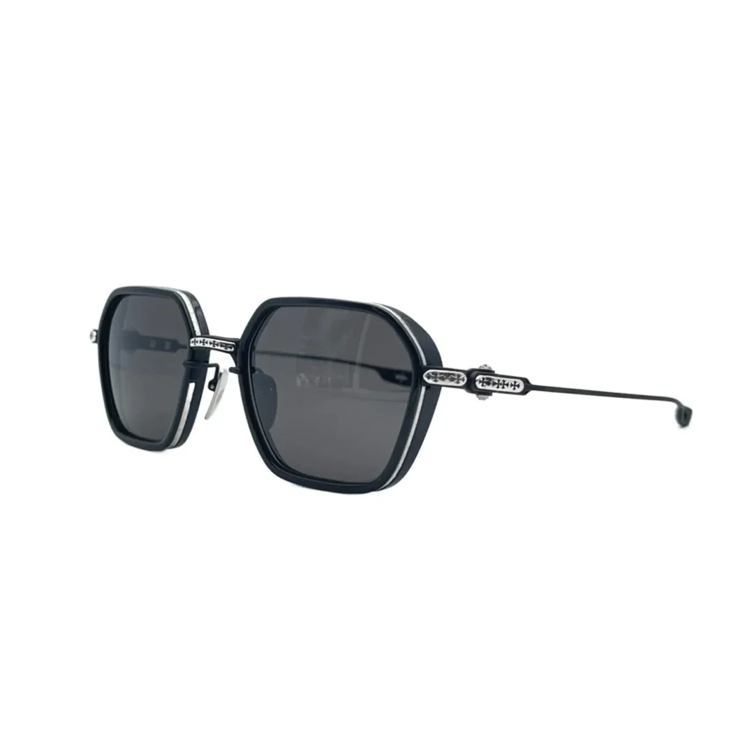 Chrome Hearts "Danger Zone" Black/Silver Glasses