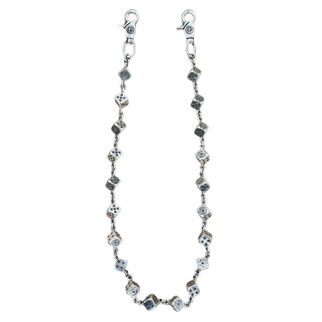 Chrome Hearts Dice Wallet Chain (34 Inch)
