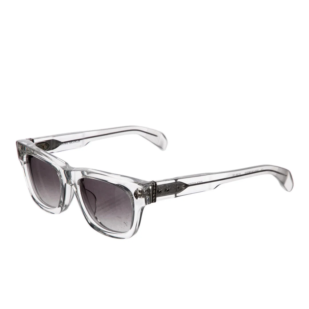 Chrome Hearts "Dick Fitzener" Clear/Silver Smoke Glasses