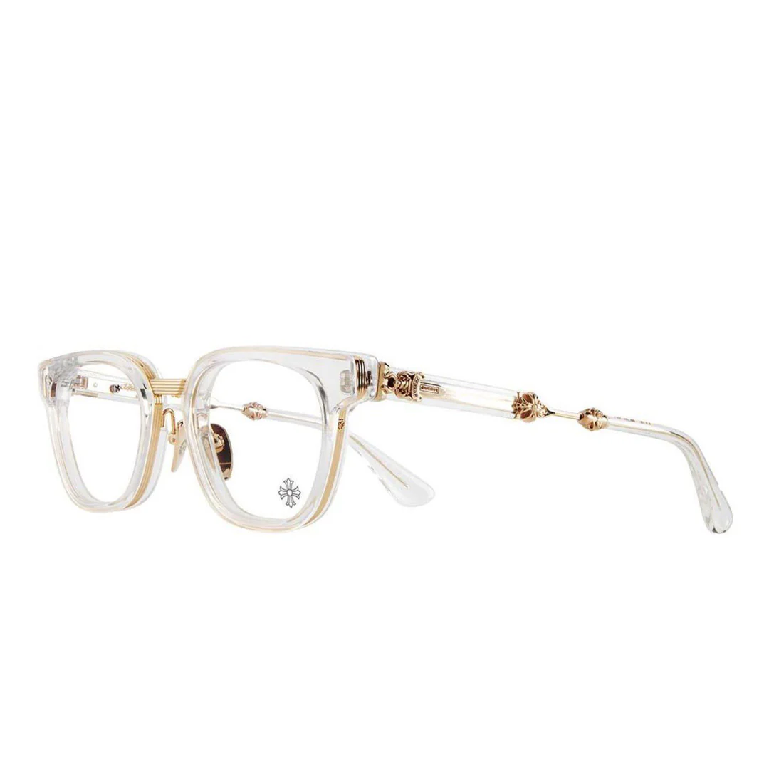 Chrome Hearts "Duck Butter" Clear/Gold Glasses