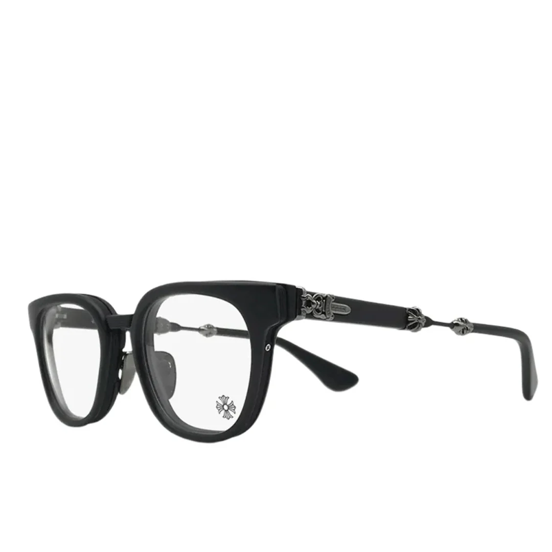 Chrome Hearts "Duck Butter" Matte Black/Silver Glasses