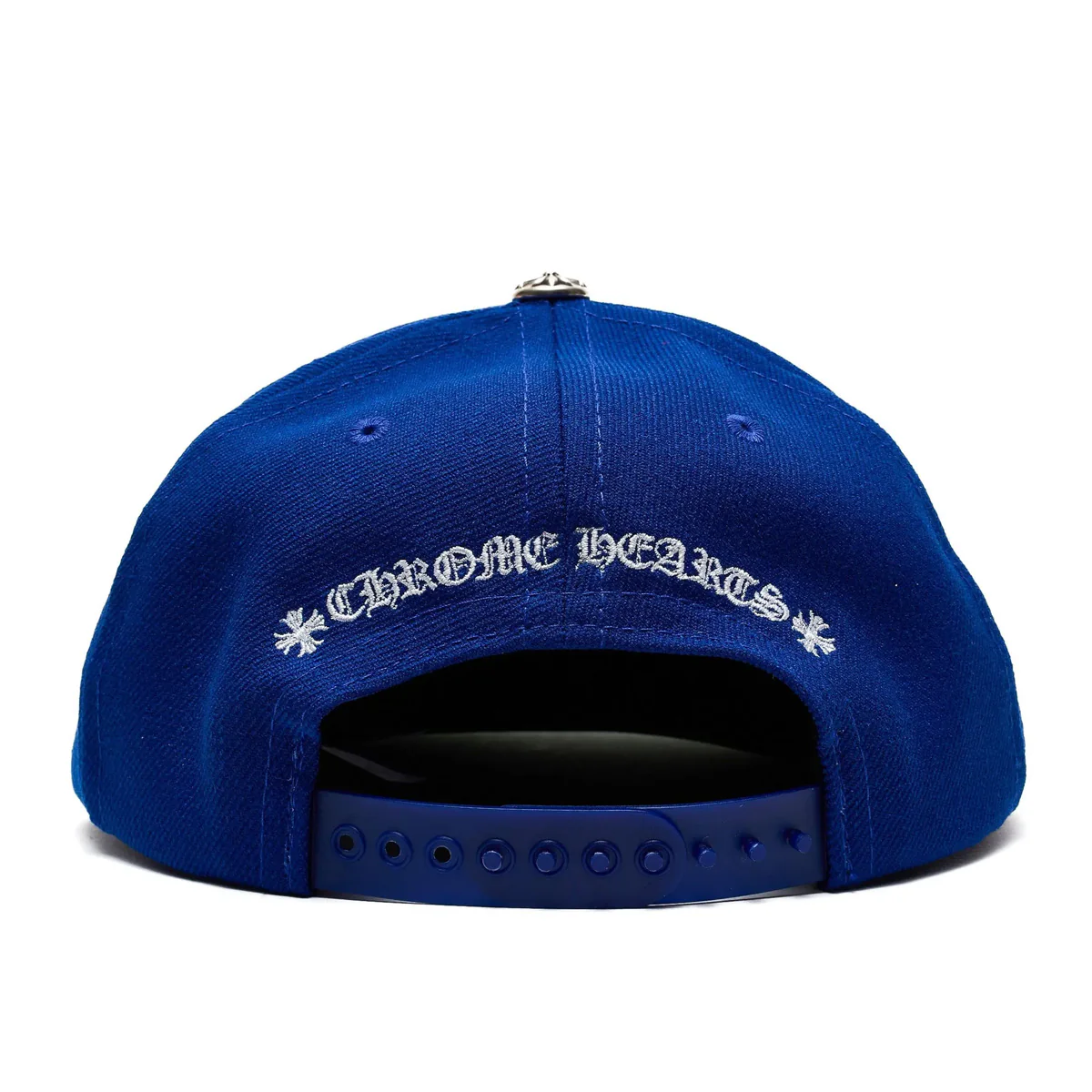 Chrome Hearts Embroidered CH Logo Baseball Hat Royal Blue - Image 2