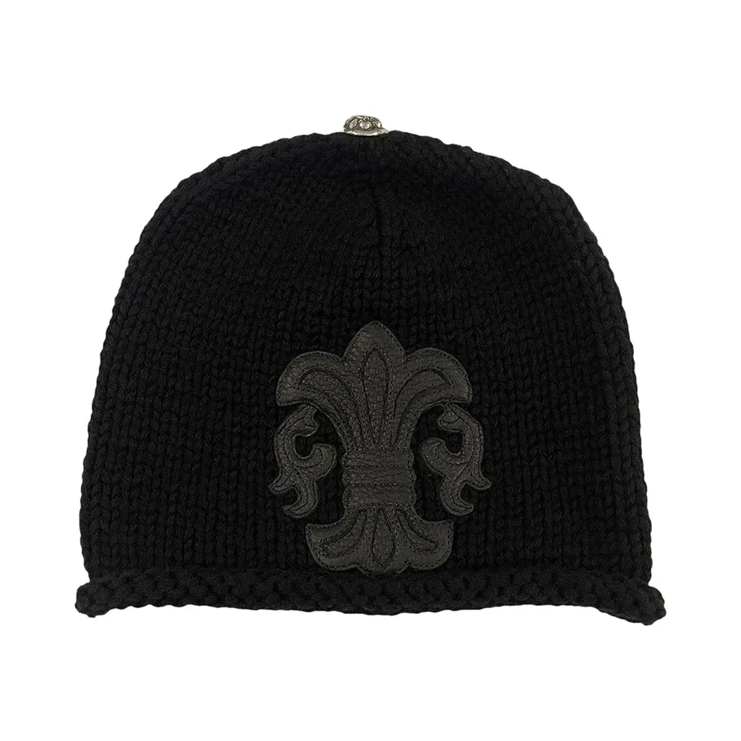 Chrome Hearts Fleur Patch Beanie
