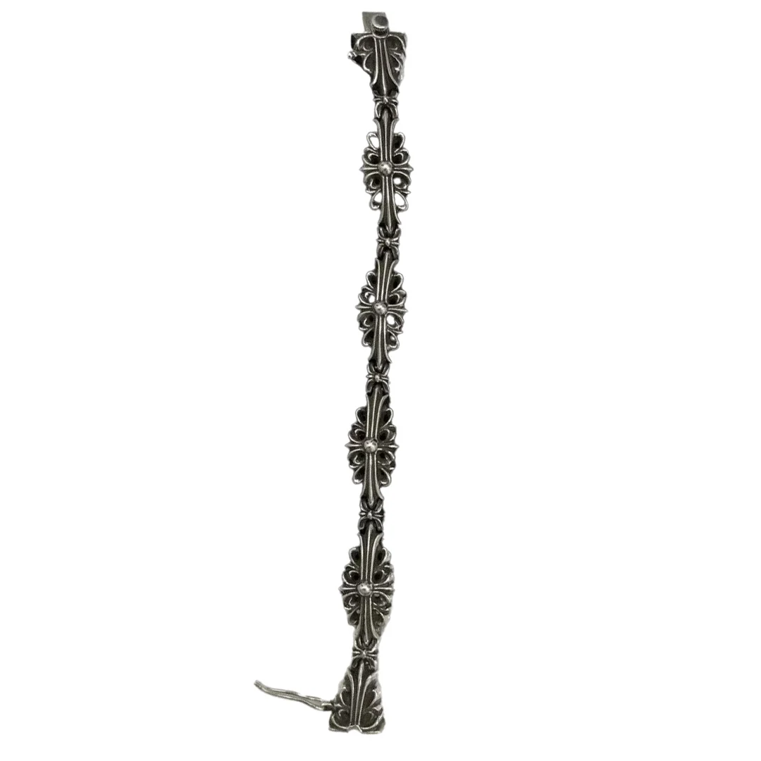 Chrome Hearts Floral Cross Bracelet 5 Link