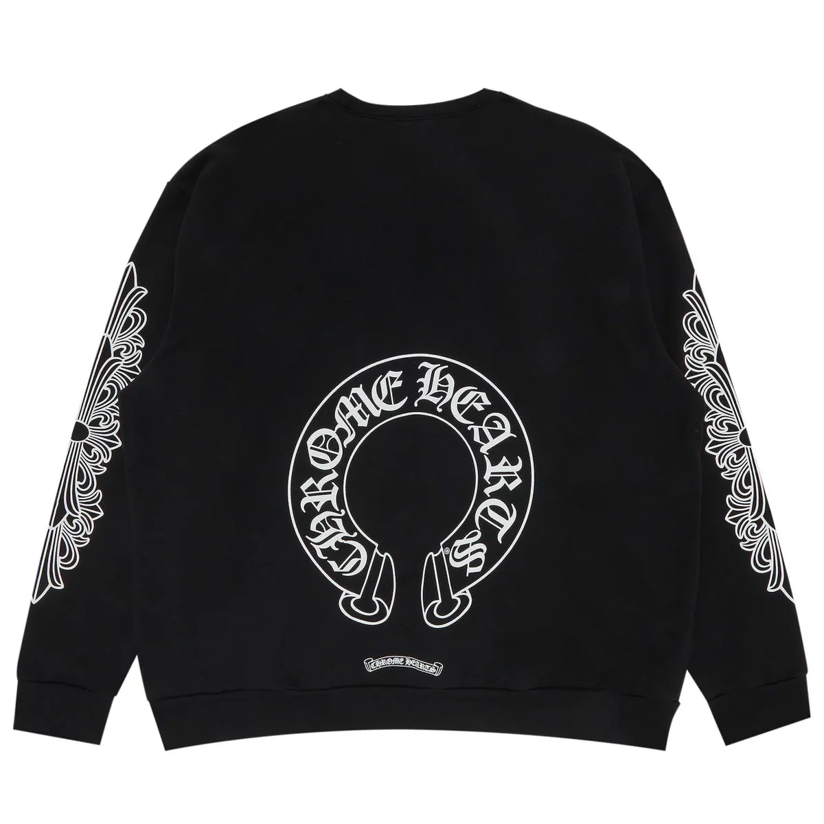 Chrome Hearts Floral Horseshoe Logo Crewneck - Image 2
