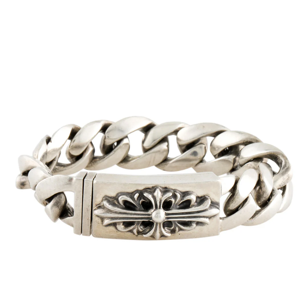 Chrome Hearts Floral ID Bracelet (12 Link)