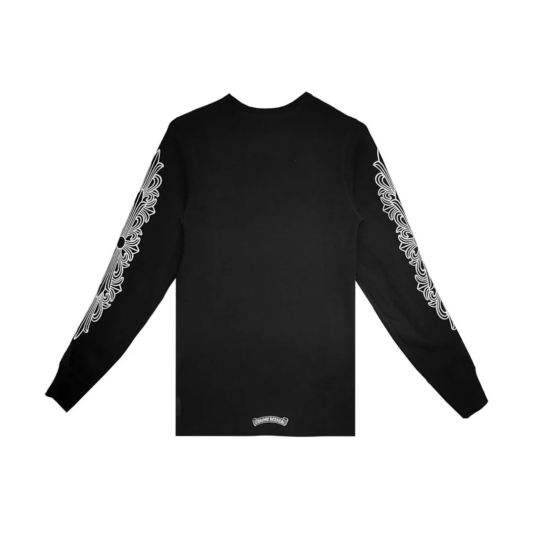 Chrome Hearts Floral Logo Thermal Long Sleeve T-Shirt - Image 2