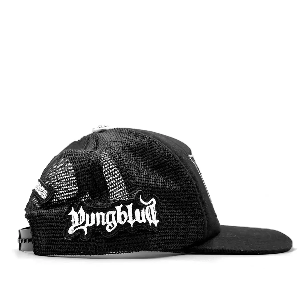 Chrome Hearts Foti Yungblud Aerosmith Patch Trucker Hat - Image 3