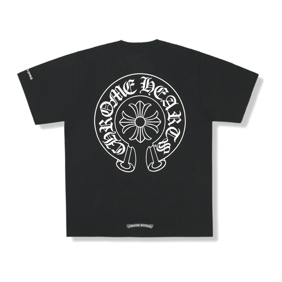 Chrome Hearts Horseshoe Logo Pocket T-Shirt Black