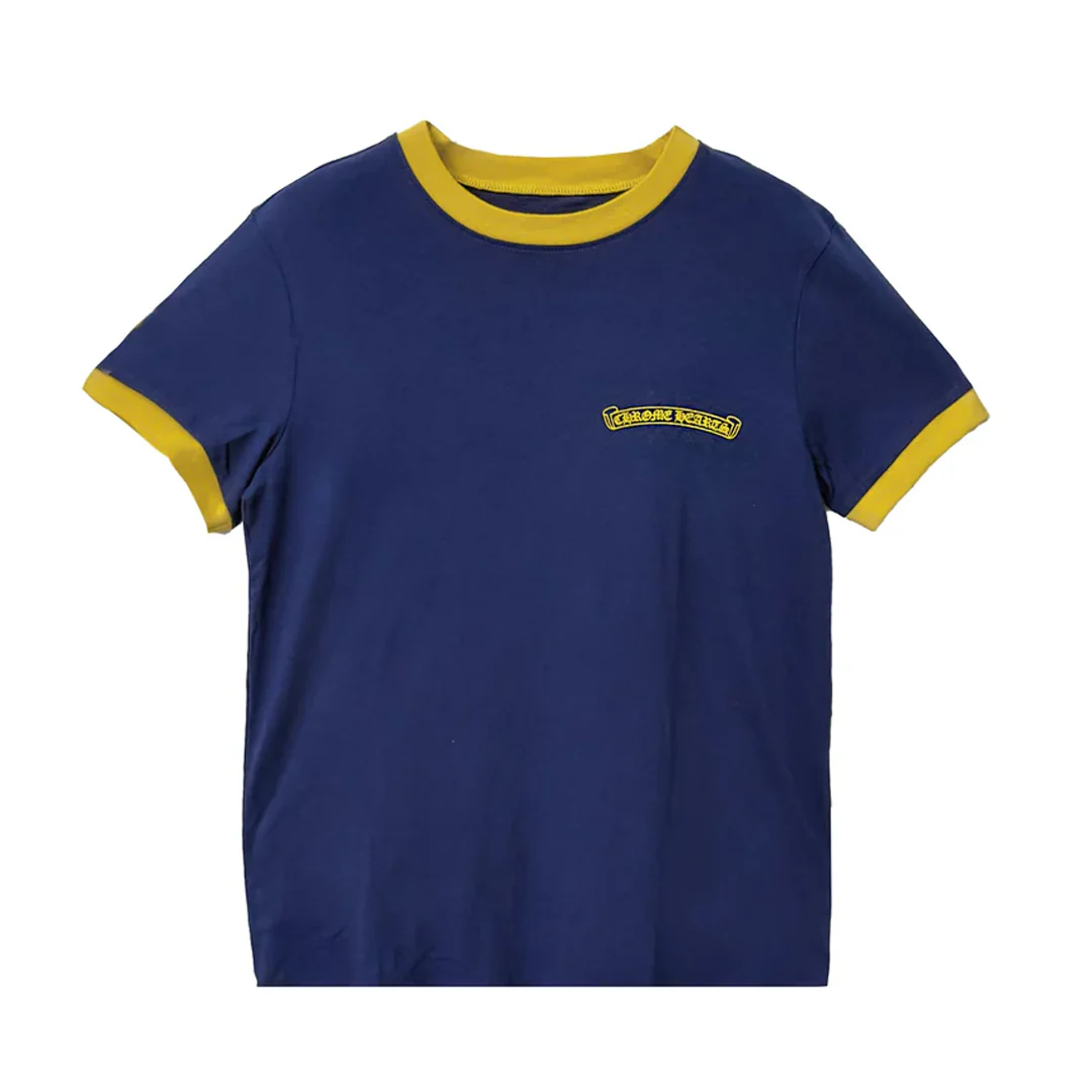 Chrome Hearts Horseshoe Logo T-Shirt Navy (Womens)