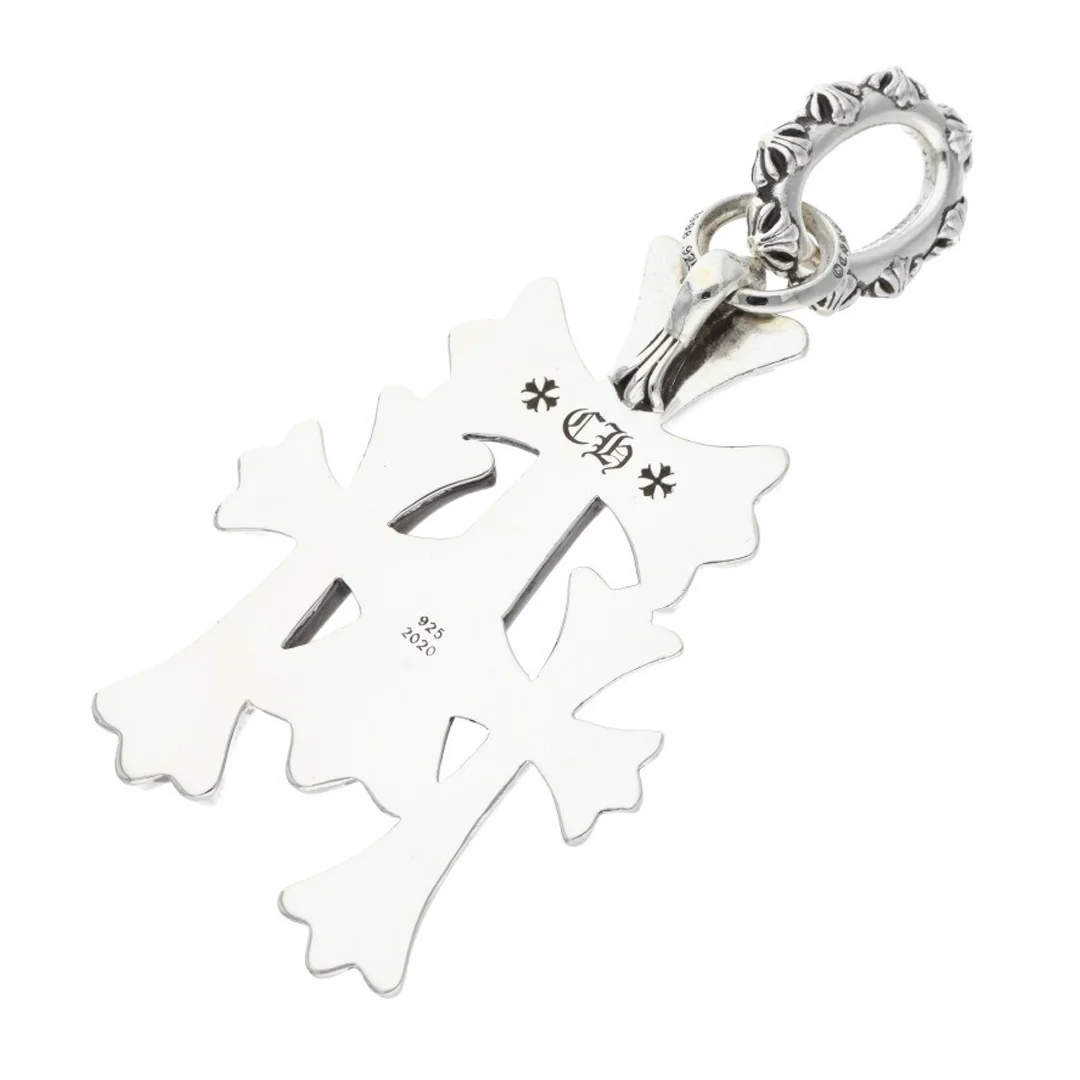 Chrome Hearts Large Triple Cross Pendant With Bale - Image 2