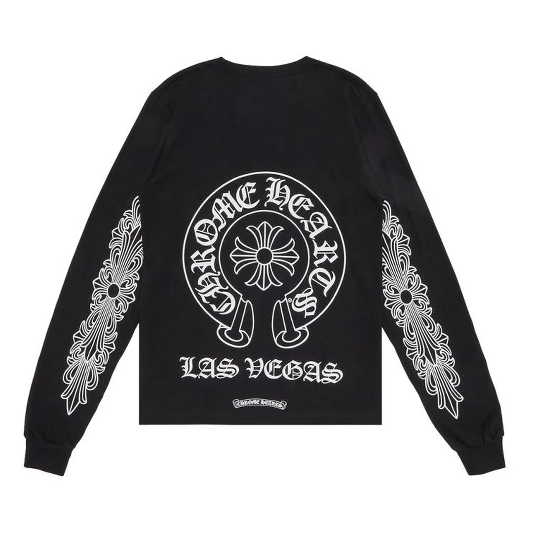 Chrome Hearts Las Vegas Exclusive Long Sleeve T-Shirt Black