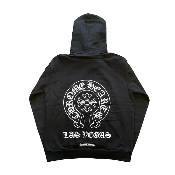 Chrome Hearts Las Vegas Exclusive Zip Up Hoodie Black - Image 2