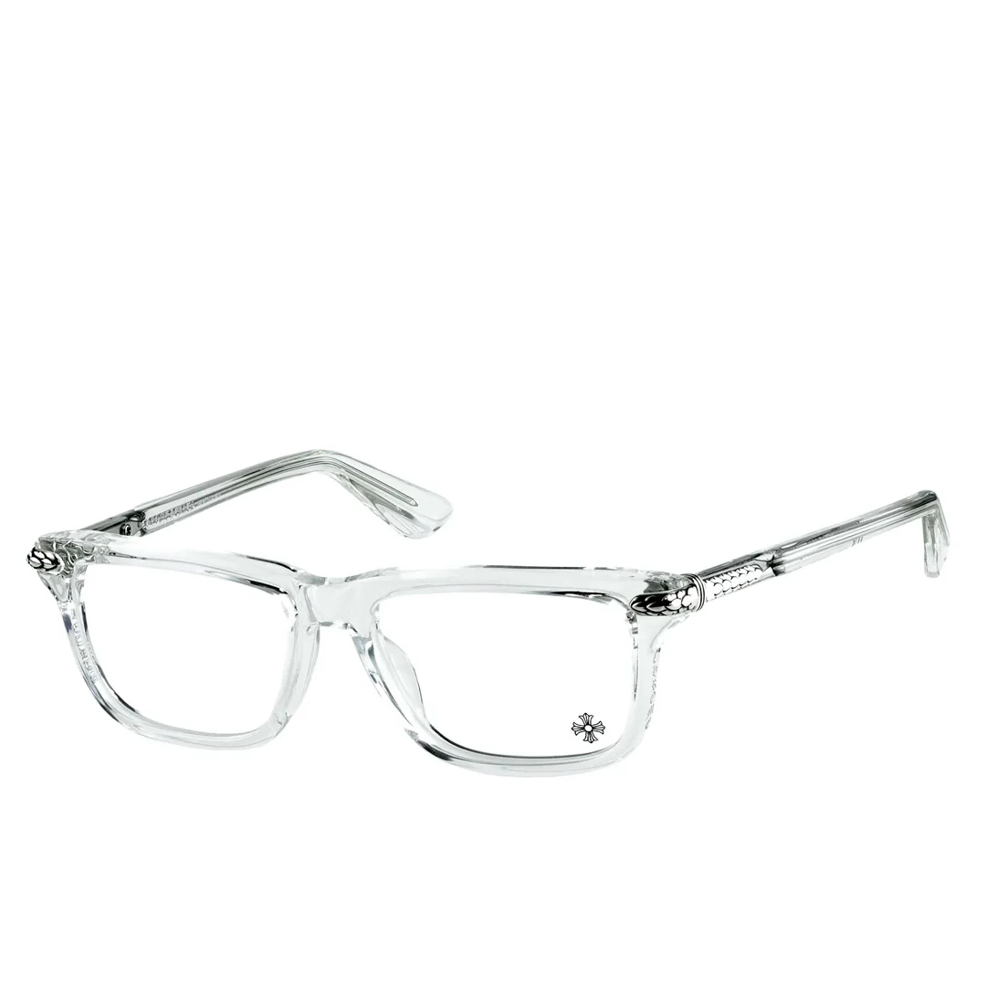 Chrome Hearts "Little Dinger" Clear/Silver Glasses
