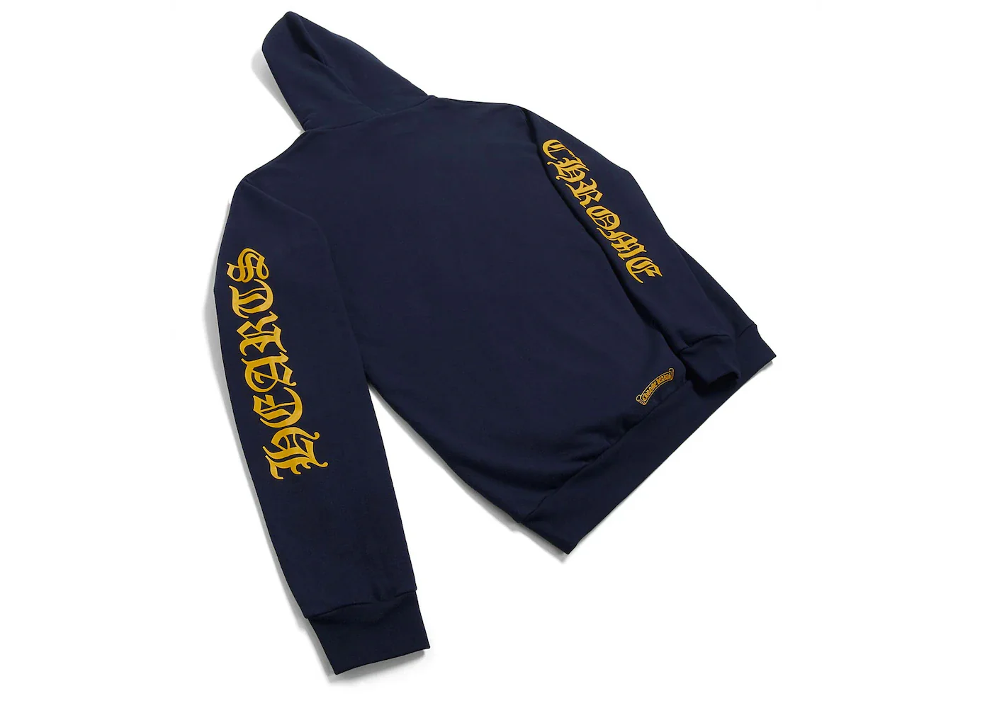 Chrome Hearts Logo Hoodie Navy - Image 2