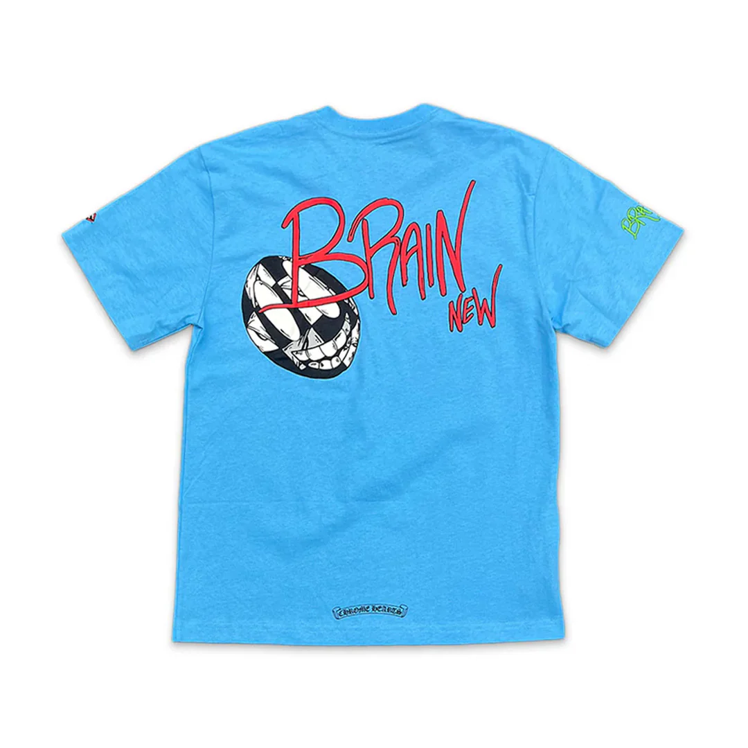 Chrome Hearts Matty Boy Brain New T-Shirt Blue - Image 2