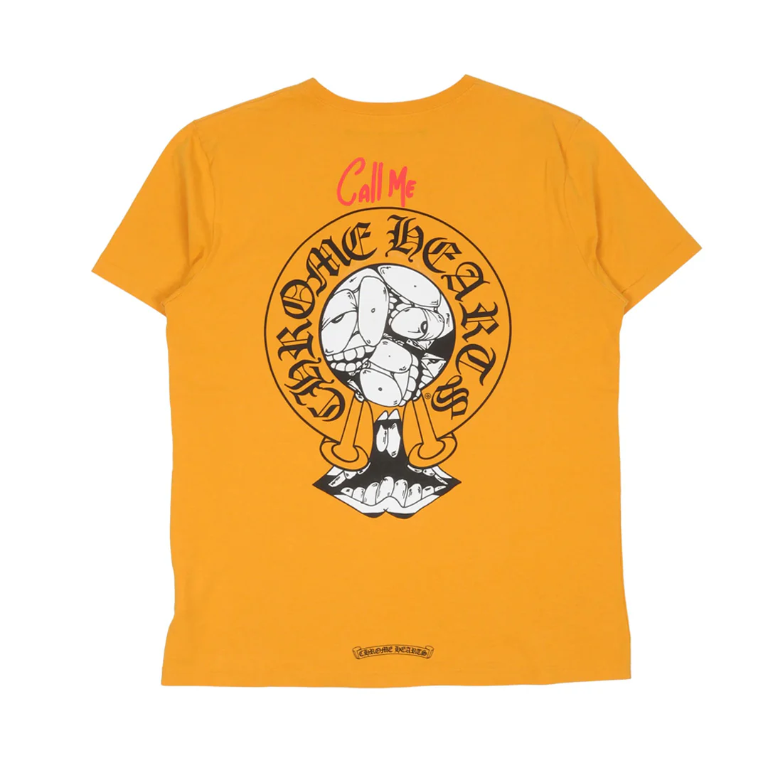 Chrome Hearts Matty Boy "Call Me" T-Shirt Yellow (Kids)