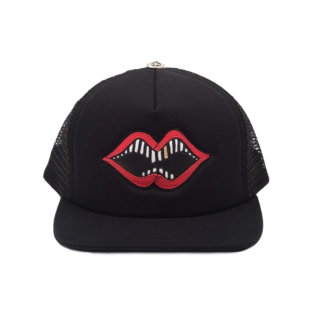Chrome Hearts Matty Boy Chomper Patch Trucker Hat Black
