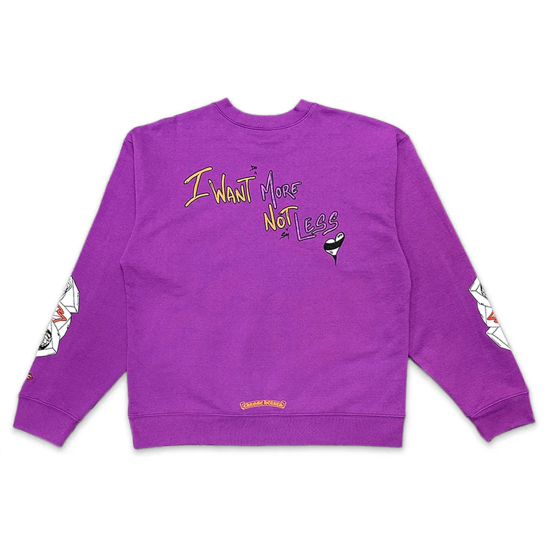 Chrome Hearts Matty Boy I Want More Not Less Crewneck - Image 2