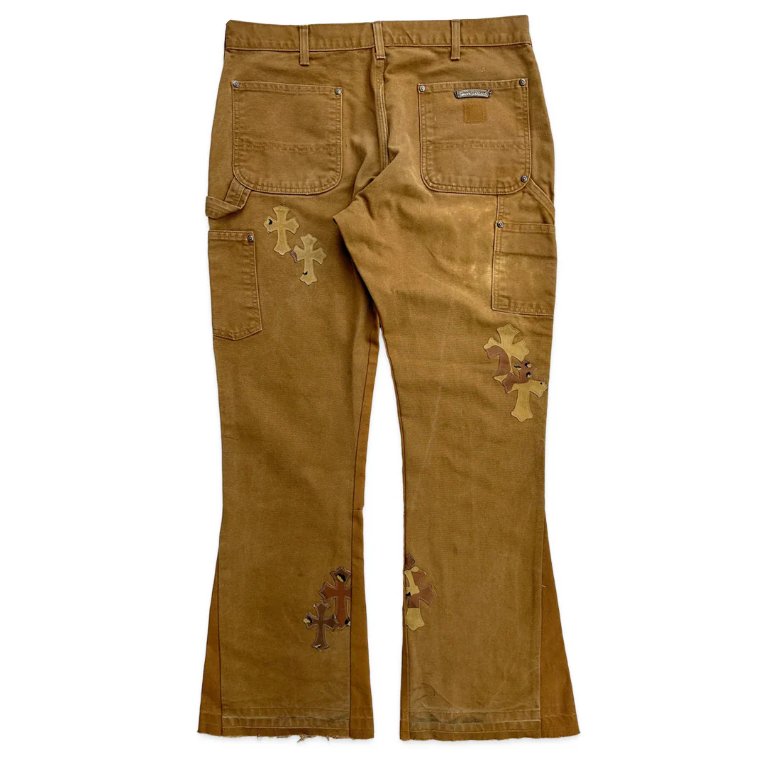 Chrome Hearts Matty Boy Sex Records Flare Carpenter Pants - Image 2